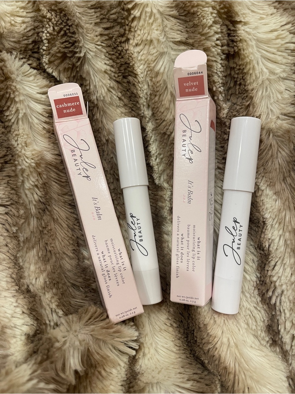 Julep Beauty It's Balm Moisturizing Lip Color Velvet Nude Cashmere Nude New
